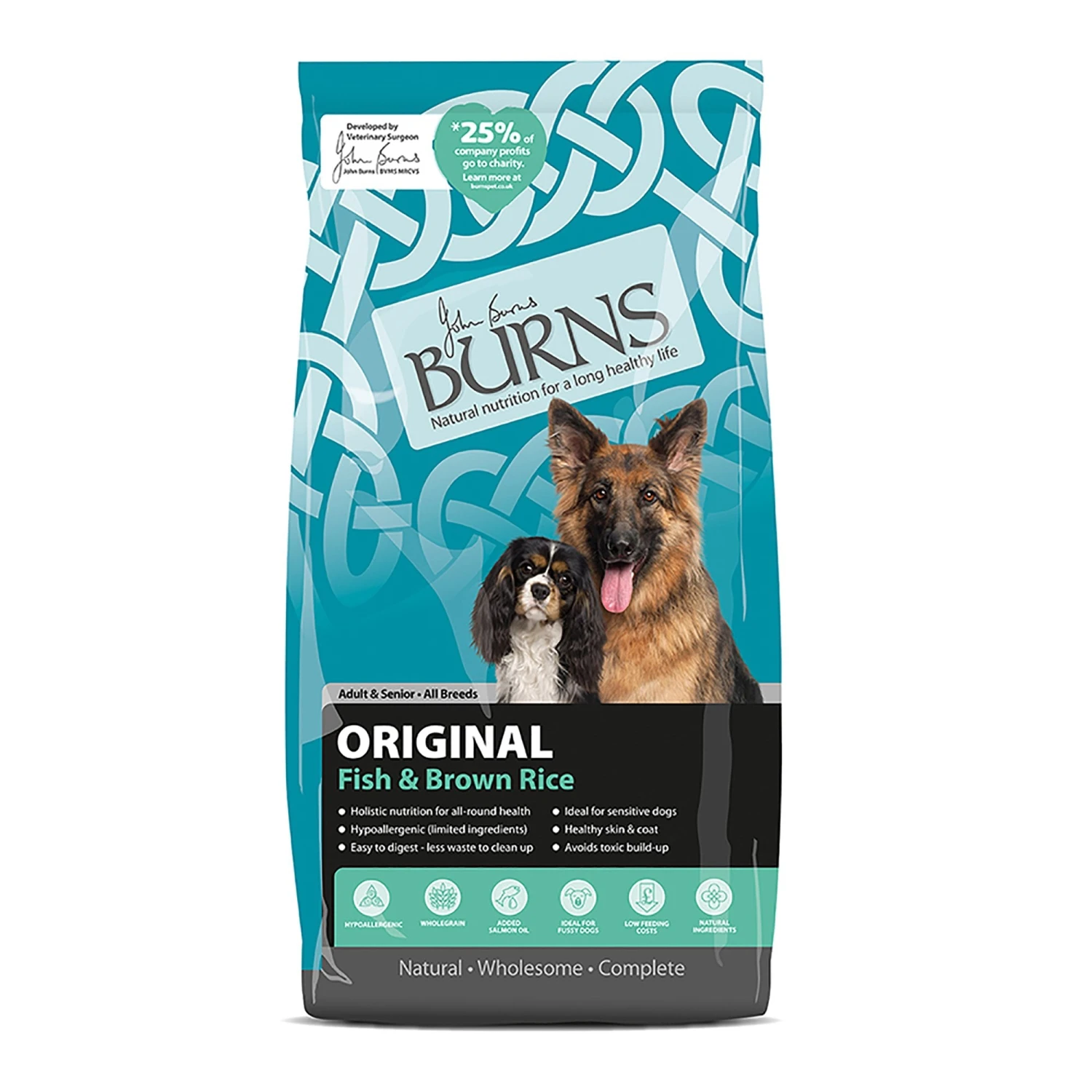 Original Fish & Brown Rice Adult & Senior Dog Food 12kg 3 Original Fish & Brown Rice Adult & Senior Dog Food 12kg