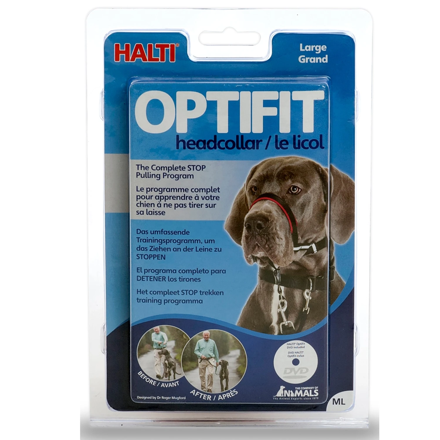Company Of Animals Halti Optifit Dog Headcollar Large 3 Company Of Animals Halti Optifit Dog Headcollar Large