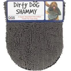 Dirty Dog Shammy Towel Grey