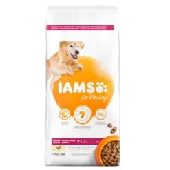 IAMS Vitality Senior Large Breed Dog Food With Fresh Chicken 12kg