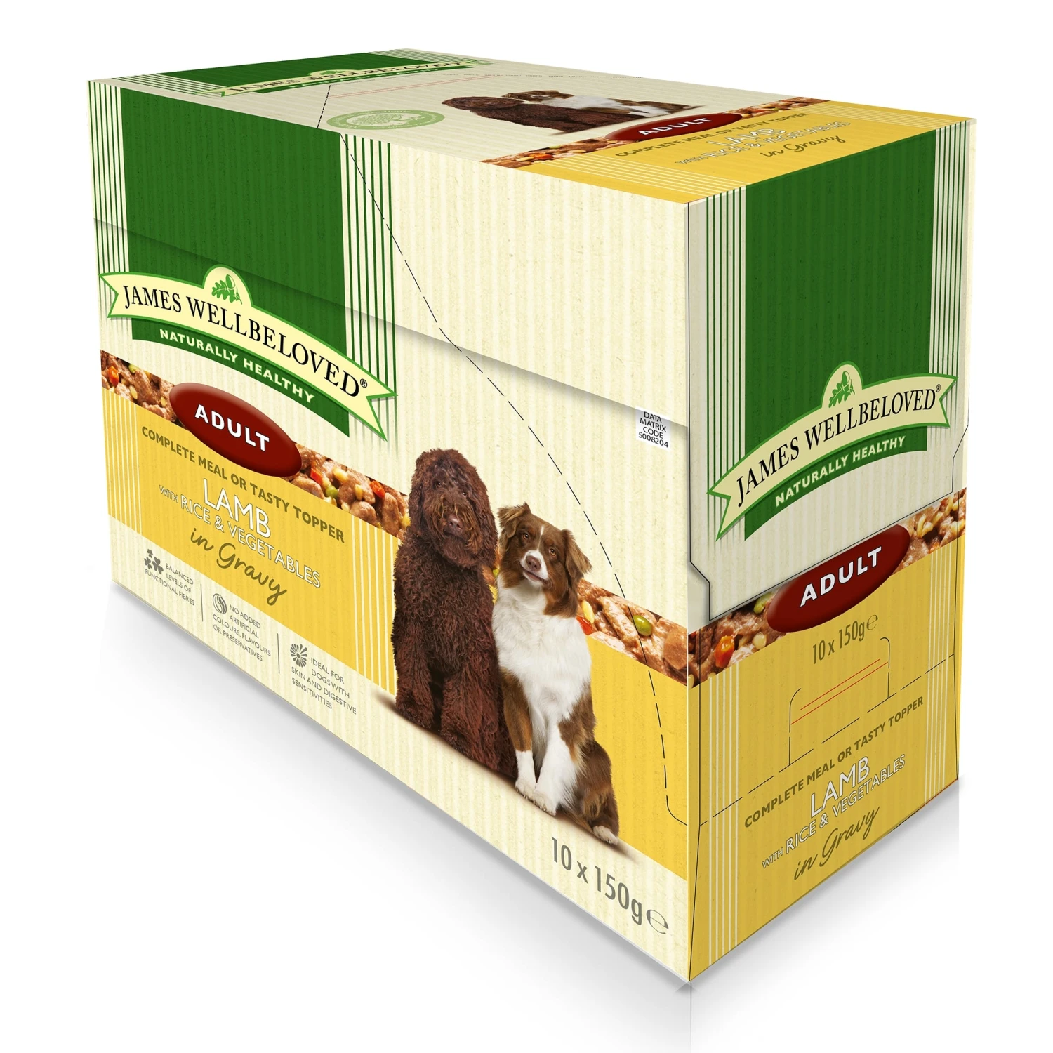 James Wellbeloved Adult Lamb With Rice & Vegetable Pouch 10 X 150g 3 James Wellbeloved Adult Lamb With Rice & Vegetable Pouch 10 X 150g