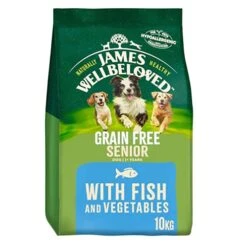 James Wellbeloved Grain Free Fish Senior Dog Food 10kg
