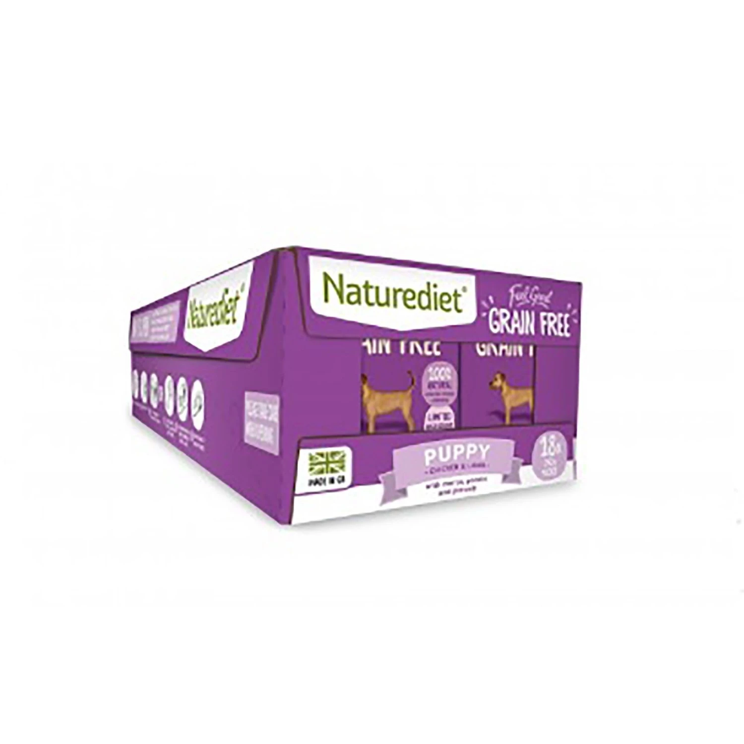 Feel Good Grain Free Puppy Chicken & Lamb Wet Dog Food 18 X 390g 3 Feel Good Grain Free Puppy Chicken & Lamb Wet Dog Food 18 X 390g