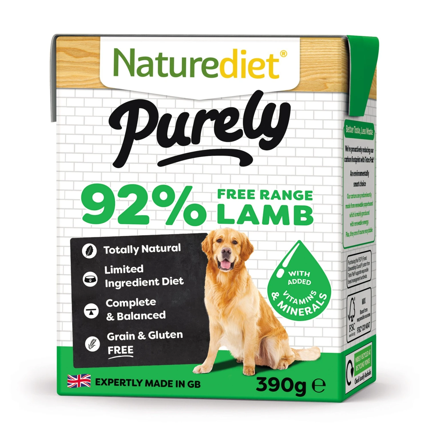 Purely Grain Free Adult Free Range Lamb Wet Dog Food 18 X 390g 4 Purely Grain Free Adult Free Range Lamb Wet Dog Food 18 X 390g - Image 2