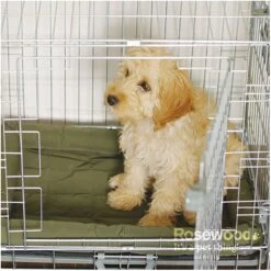 Rosewood 40 Winks Water Resistant Crate Mattress Country Green 42" Extra Large -Cheap Canine Kits Store rosewood 40 winks water resistant crate mattress country green 42 extra large p18273 26457 zoom