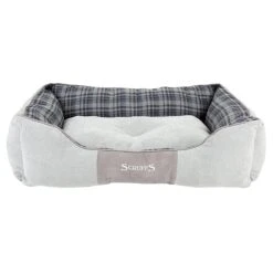 Scruffs Highland Box Dog Bed Medium - Grey