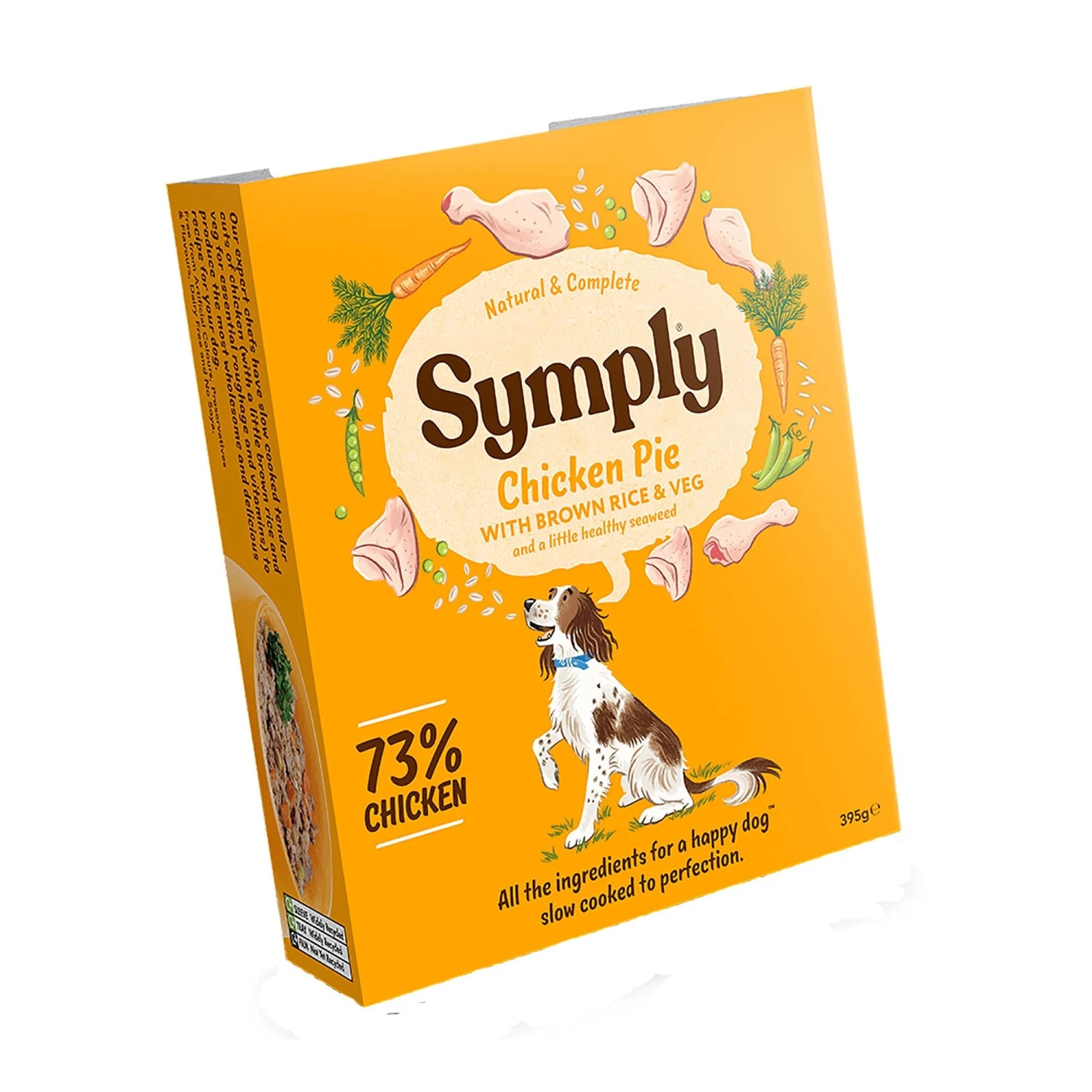 Chicken Pie With Brown Rice & Veg Wet Dog Food - 7 X 395g 3 Chicken Pie With Brown Rice & Veg Wet Dog Food - 7 X 395g