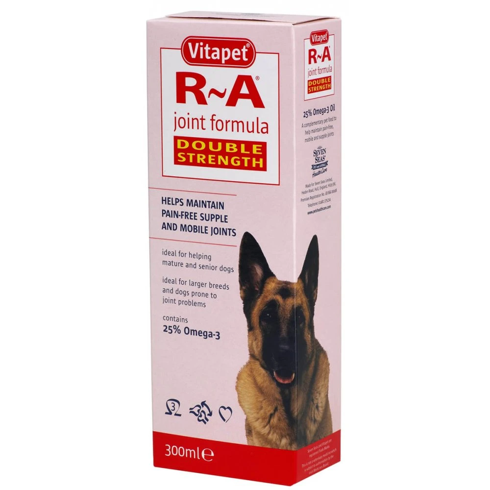 R~A Double Strength Joint Formula For Dogs 400ml 3 R~A Double Strength Joint Formula For Dogs 400ml